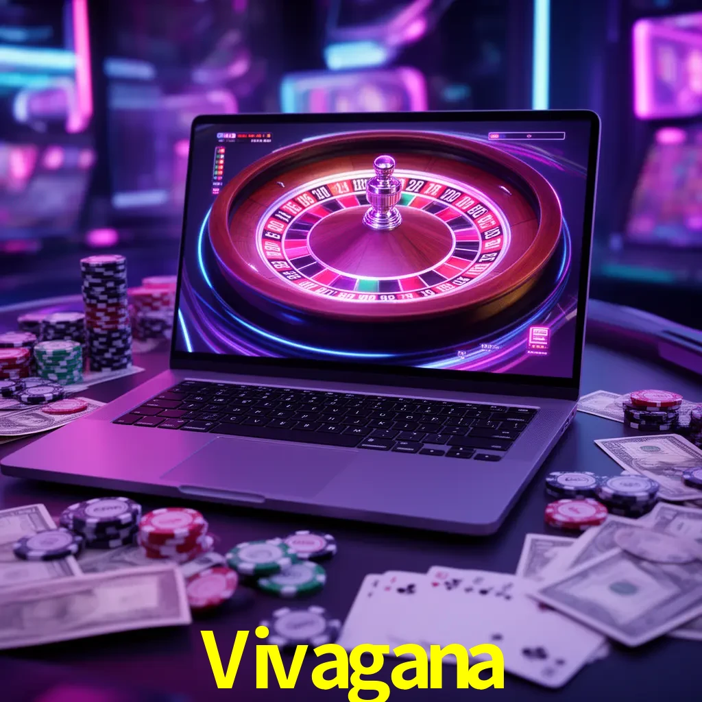 Centro móvil Vivagana con casino, cajero, bonos, app y acceso de cuenta para México